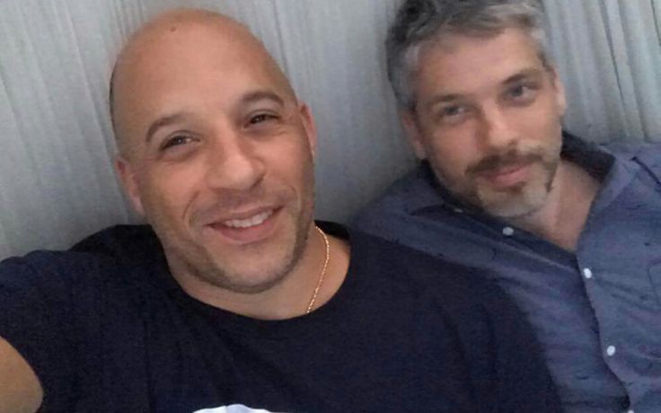 Vin Diesel and Paul Sinclair taking a selfie