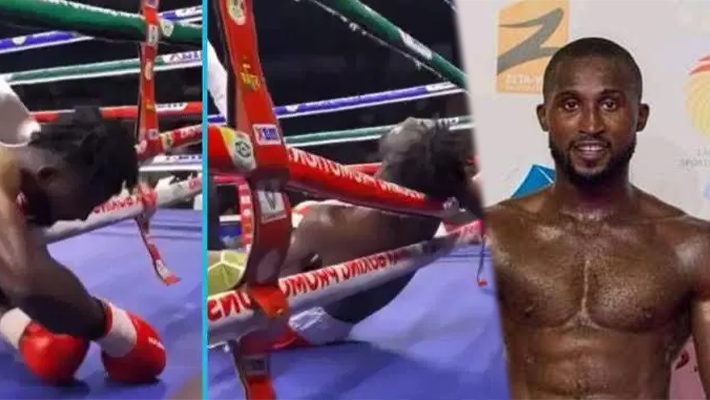 Nigerian boxer Success Olanrewaju