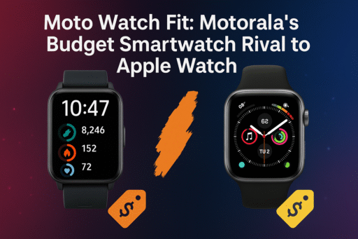 Moto Watch Fit Motorola’s Budget Smartwatch Rival to Apple Watch