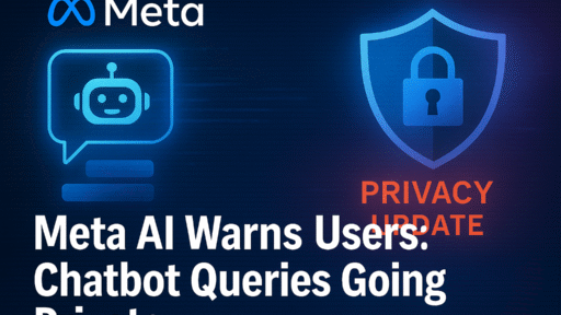 Meta AI Warns Users: Chatbot Queries Going Private