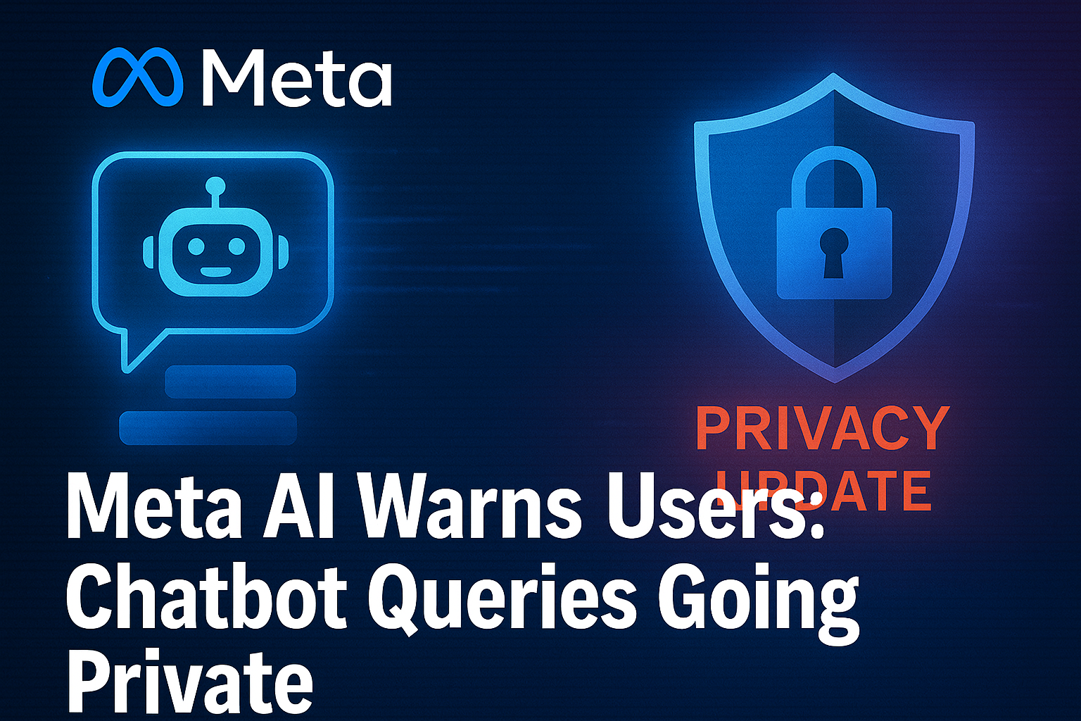 Meta AI Warns Users: Chatbot Queries Going Private
