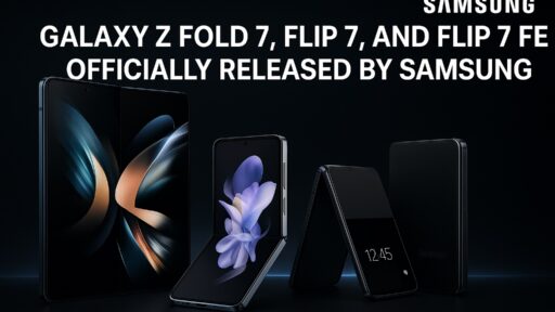 Galaxy Z Fold 7, Flip 7, and Flip 7 FE Officially Released by Samsung
